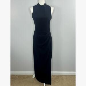 Vintage Evan Picone Maxi Dress Size 8 Formal Special Occasion Gothic